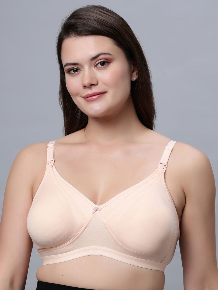     			IN CARE LINGERIE Cotton Lightly Padded Women's T-Shirt Bra ( Peach ) ZOEY_PEACH_34C