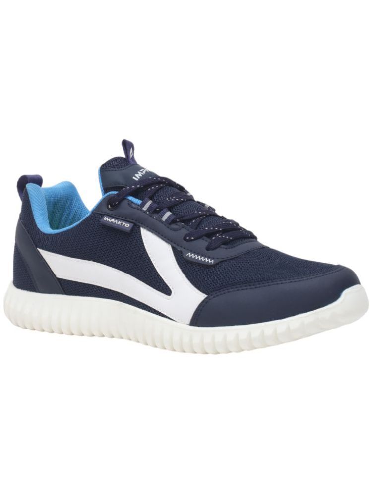     			Impakto Blue Men's Sports Running Shoes