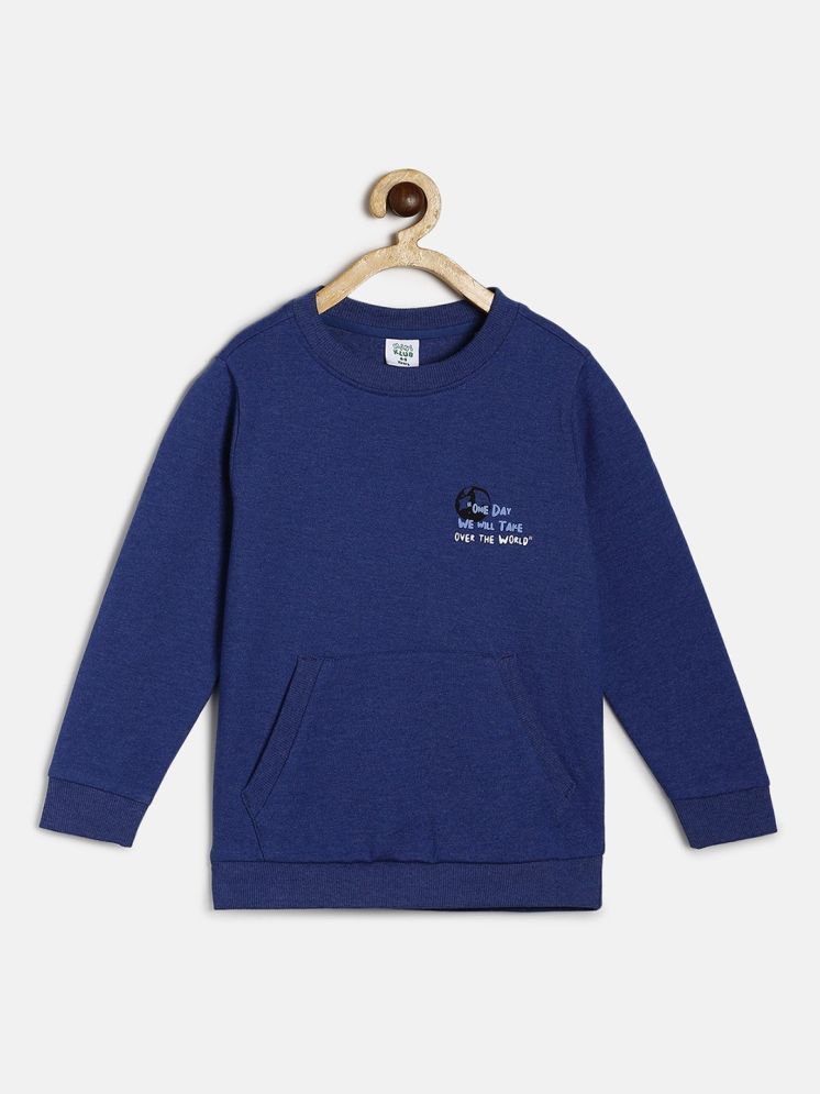     			MINI KLUB Pack of 1 Boys Cotton Blend Sweatshirt ( Blue )