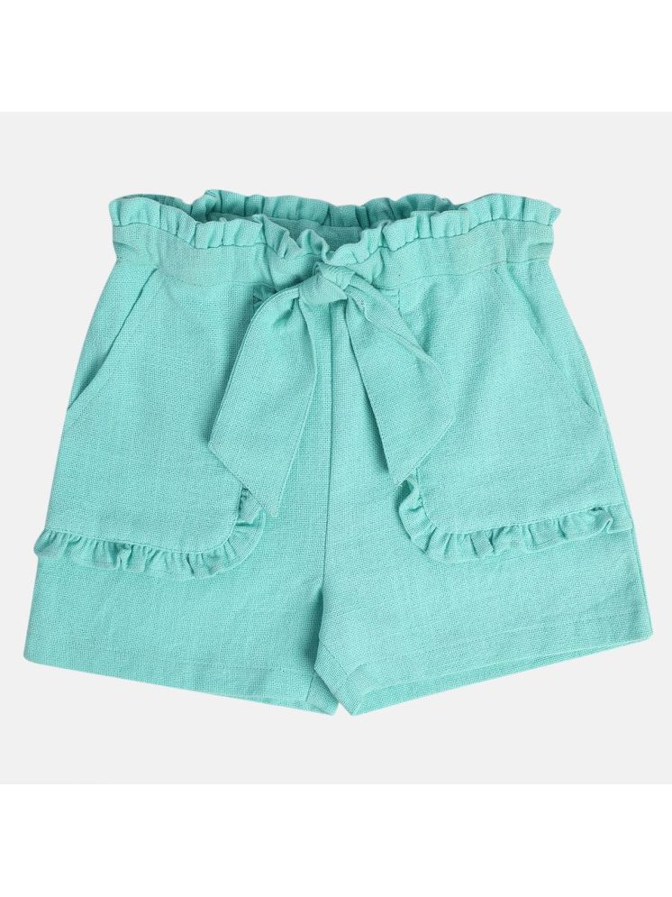     			MINI KLUB - Green Viscose Girls Shorts ( Pack of 1 )