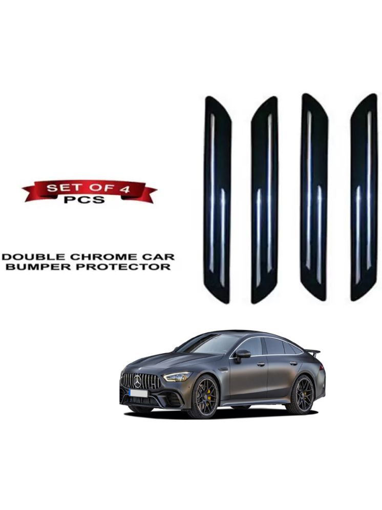     			RONISH Rubber Car Bumper Protector Guard (Double Chrome) For Mercedes Benz AMG GT