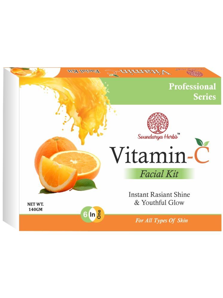     			Soundarya Herbs Vitamin C Tan & Dirt Removal 3 Times Use Facial Kit For All Skin Type Fruit 1 ( Pack of 1 )