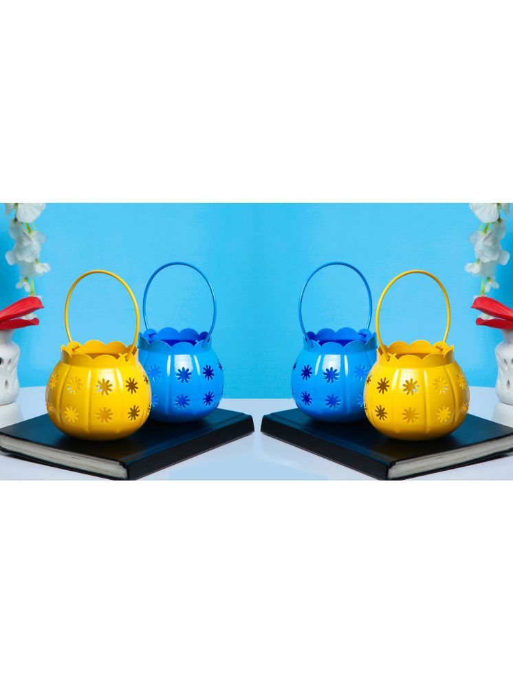     			Urban Hamlet Multicolour Table Top and Hanging Iron Tea Light Holder - Pack of 1