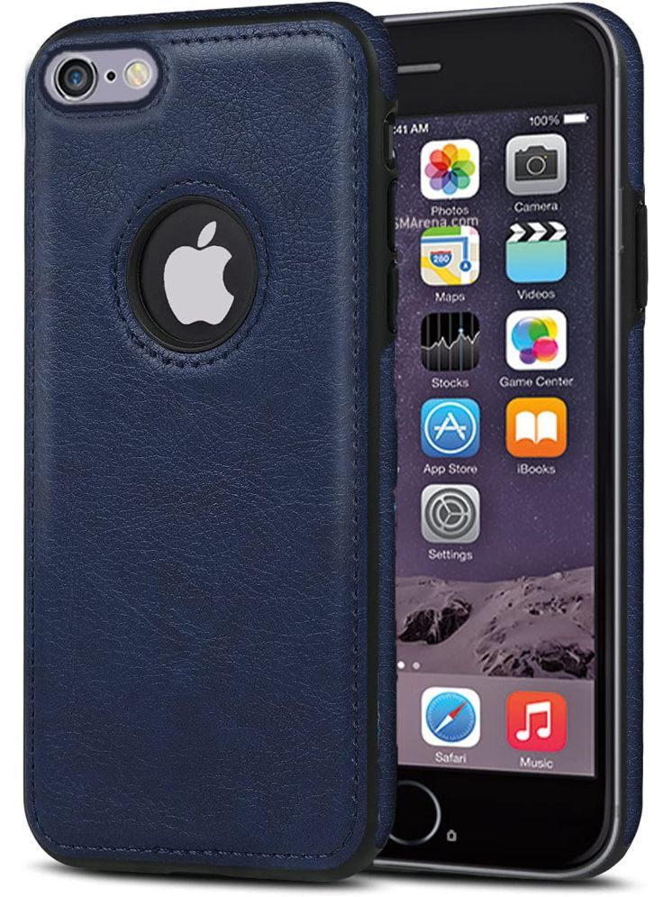     			Gemesha Plain Cases Compatible For Leather Apple Iphone 6 ( Pack of 1 )