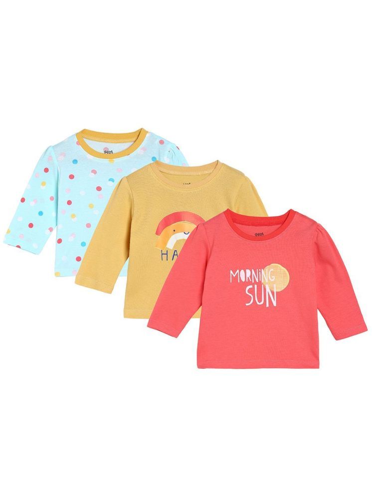     			MINI KLUB Multi Baby Girl Top ( Pack of 3 )