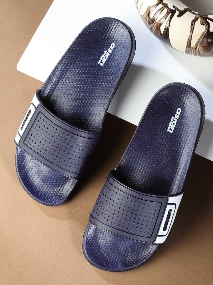     			ASIAN Navy Men's Slide Flip Flop