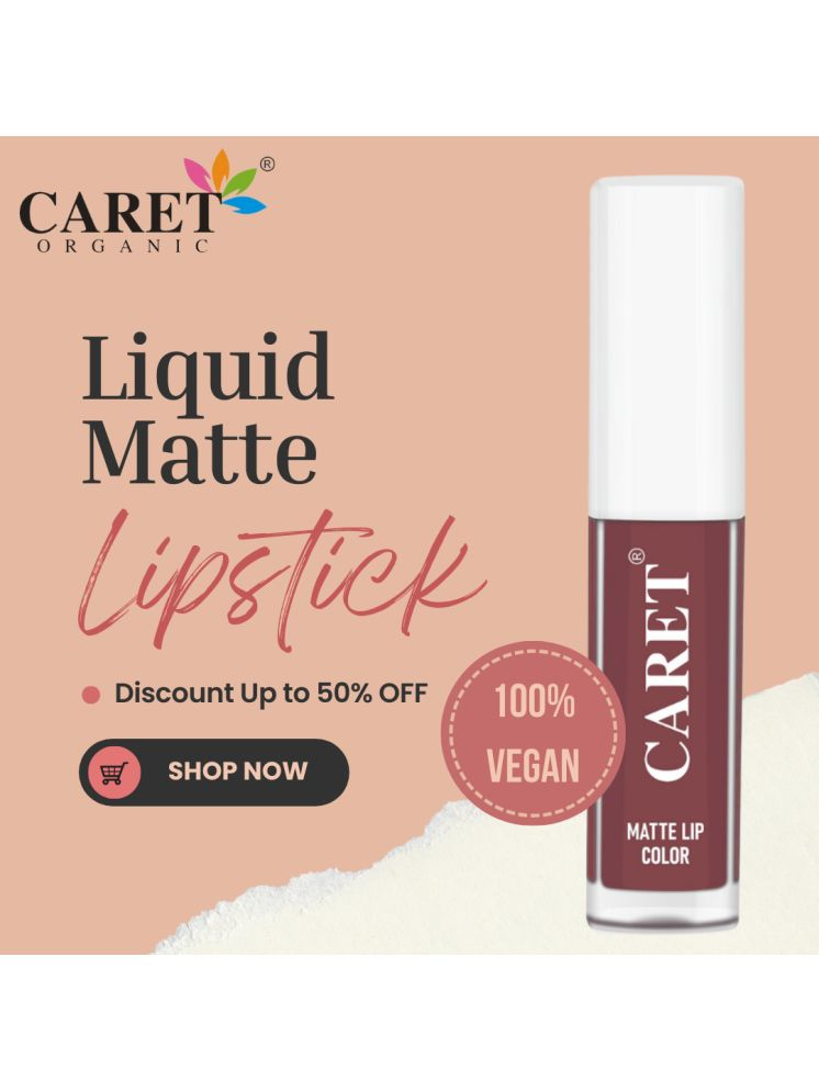     			Caret Organic Brown Matte Lipstick 2 ML