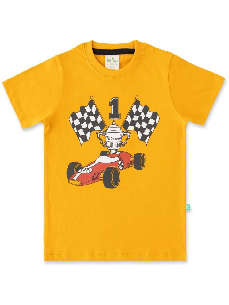     			Juscubs Pack of 1 Boys Cotton T-Shirt ( Yellow )