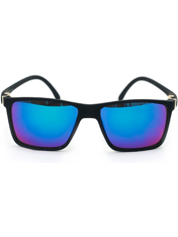     			Sunnies Black Square Sunglasses ( Pack of 1 )