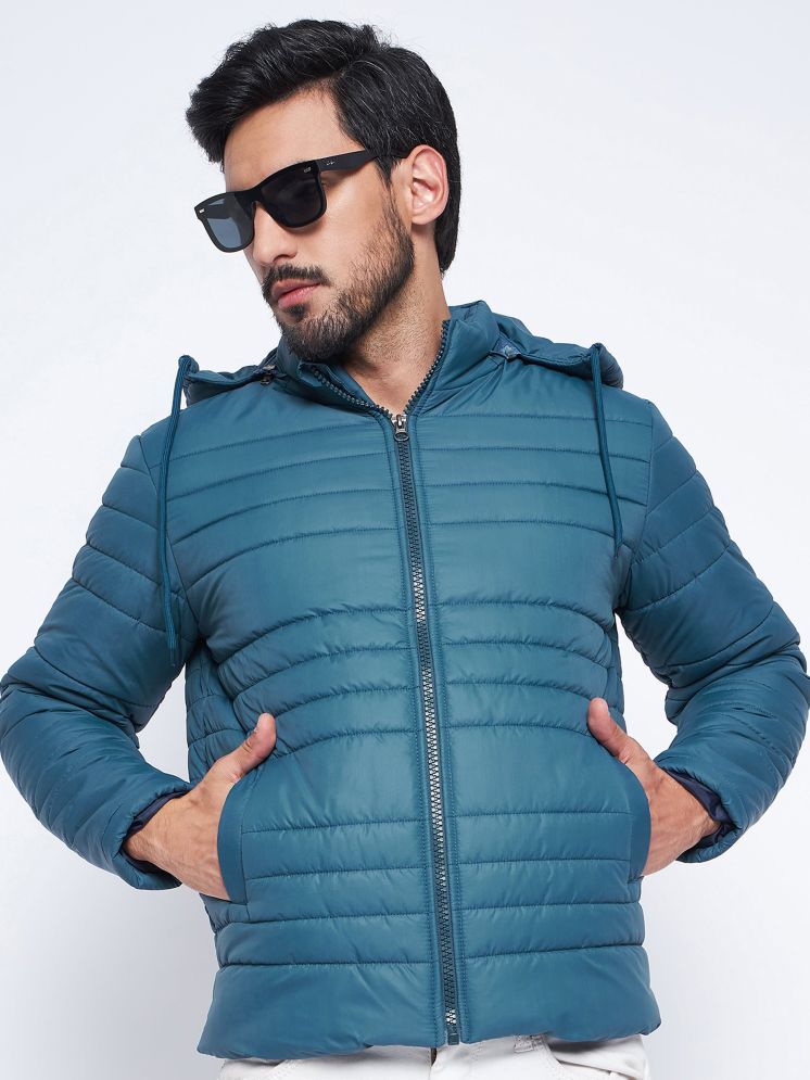     			VERO AMORE Polyester Men's Quilted & Bomber Jacket - Navy ( Pack of 1 )