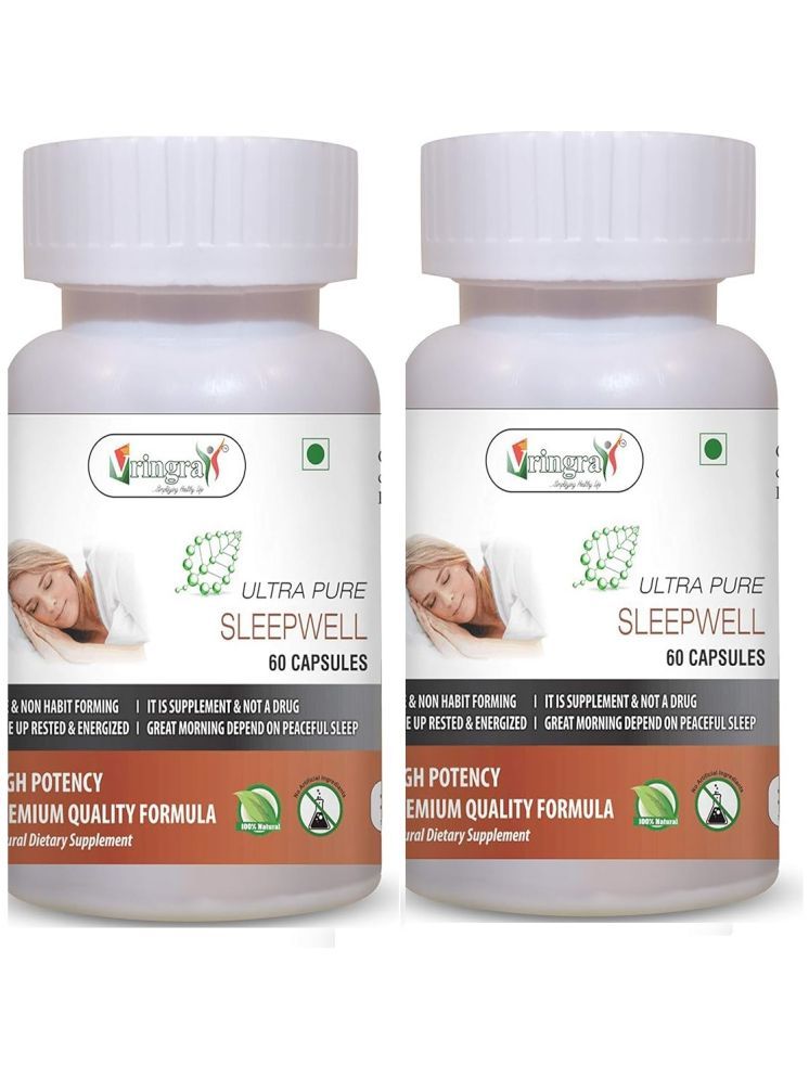     			Vringra Sleepwell Capsule | Natural Sleep Capsule | Sleep Expert Capsule 60 gm Pack of 2