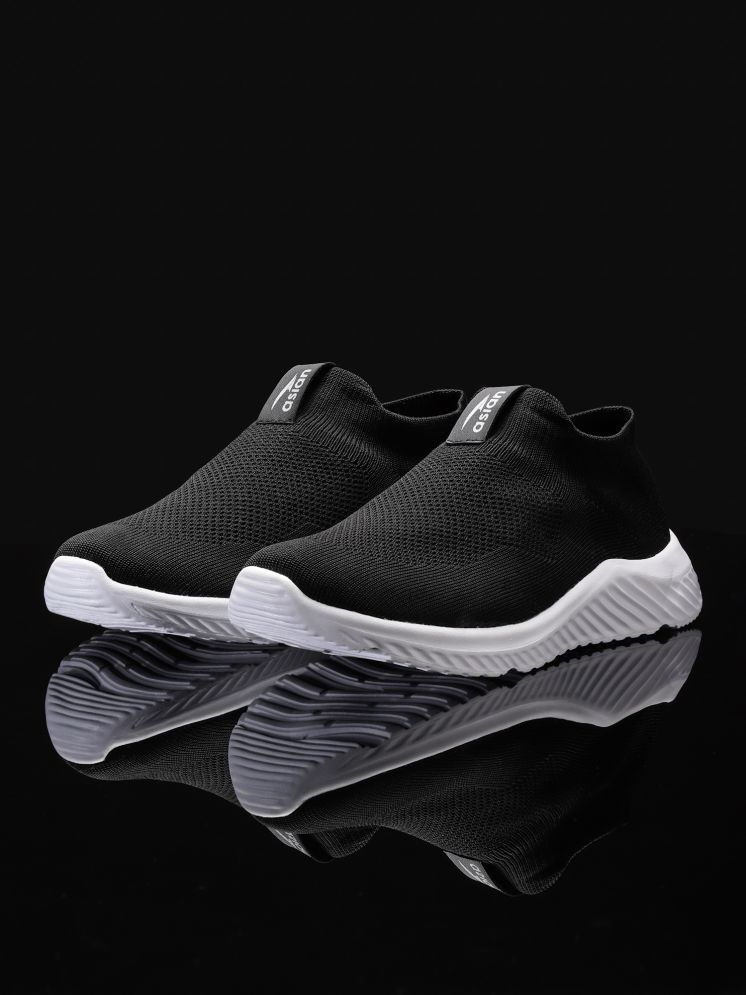     			ASIAN MOONWALK-01 Black Men's Sports Running Shoes