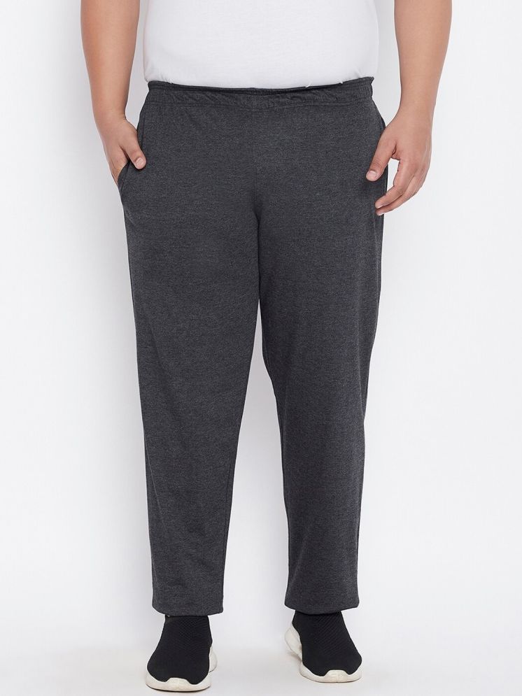     			BISHOP COTTON Medium Grey Cotton Blend Men's Trackpants ( Pack of 1 )