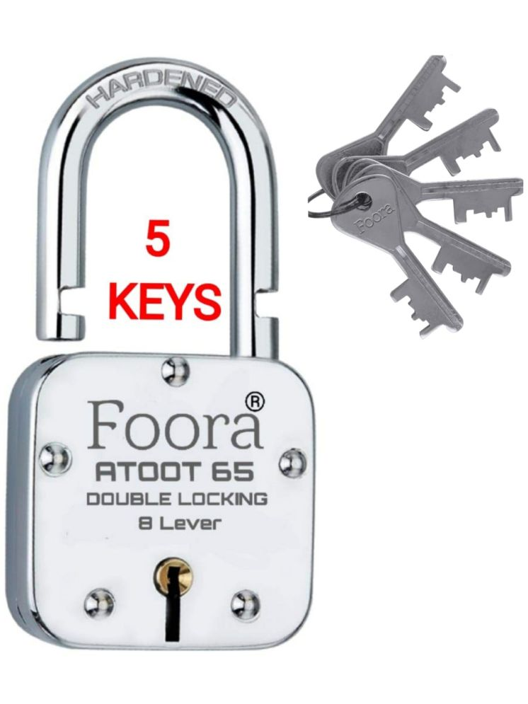     			Foora Atootb 65mm | Double Locking | Hardened Shackle | 8 Steel Lever