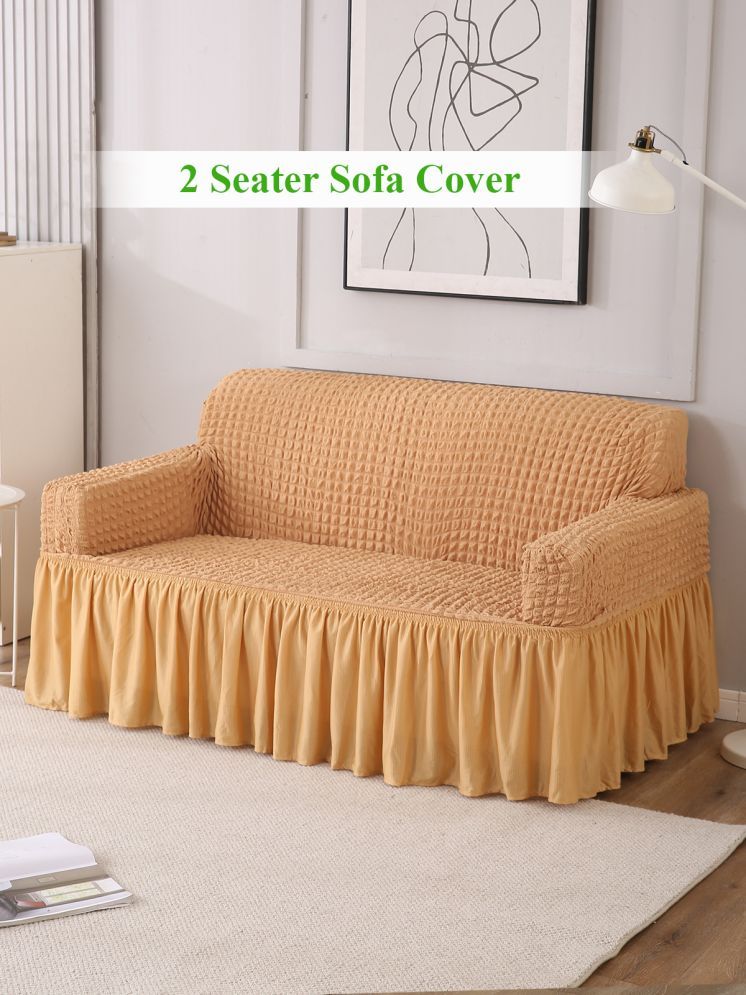     			HOKIPO 2 Seater Polyester Sofa Cover ( Pack of 1 )