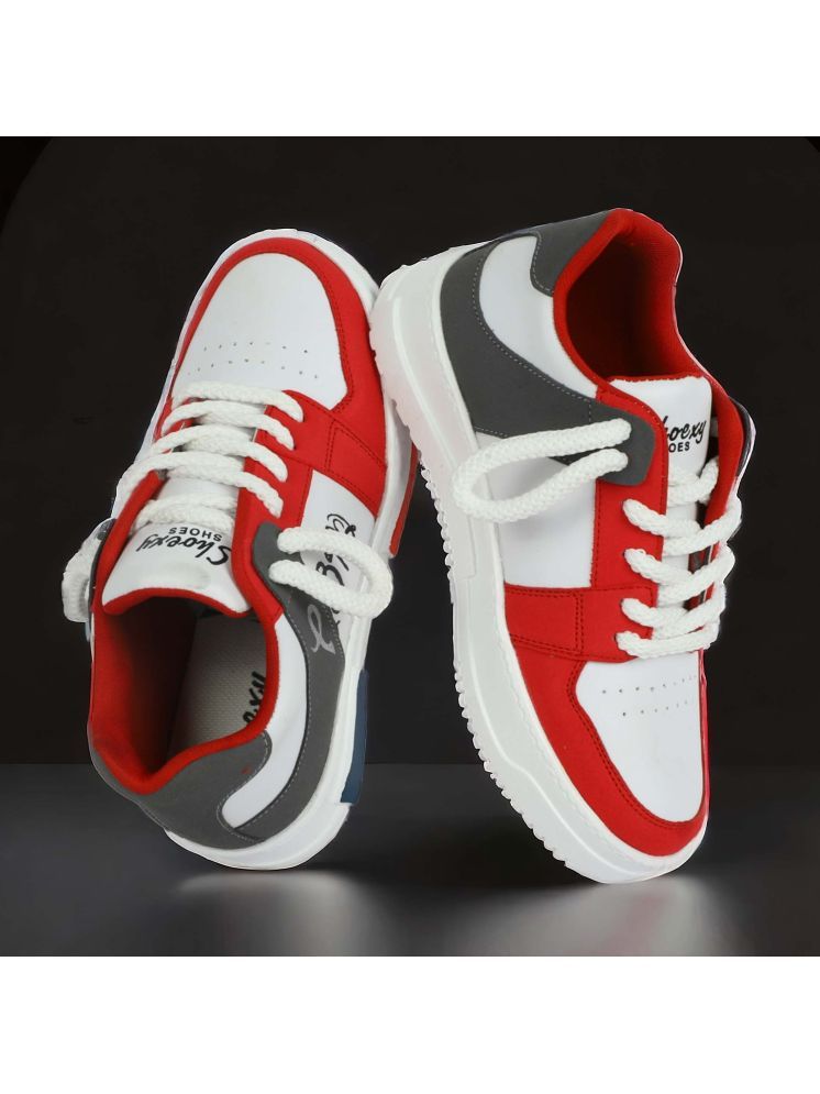     			Shoezy Party wear & Outdoor Red Men's Lifestyle Shoes