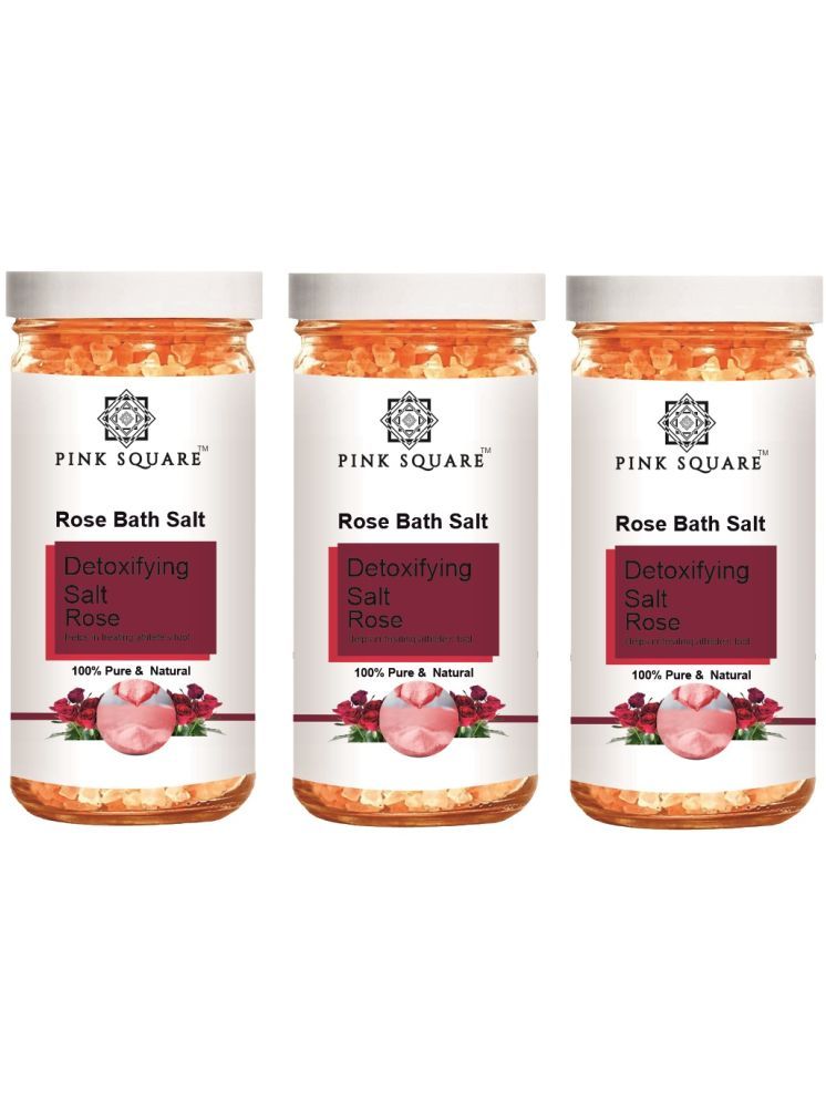     			pink square Bath Salt Crystal Lemon Bath Salt 200 g Pack of 3