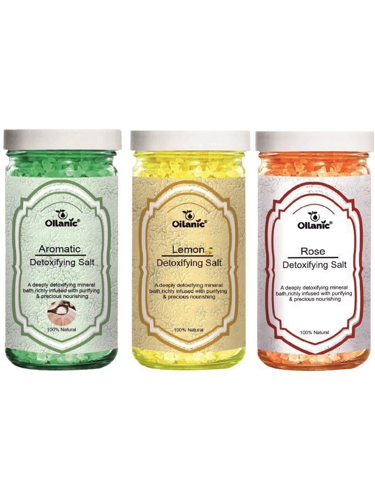     			Oilanic Bath Salt Crystal Bath Salt 200 g Pack of 3