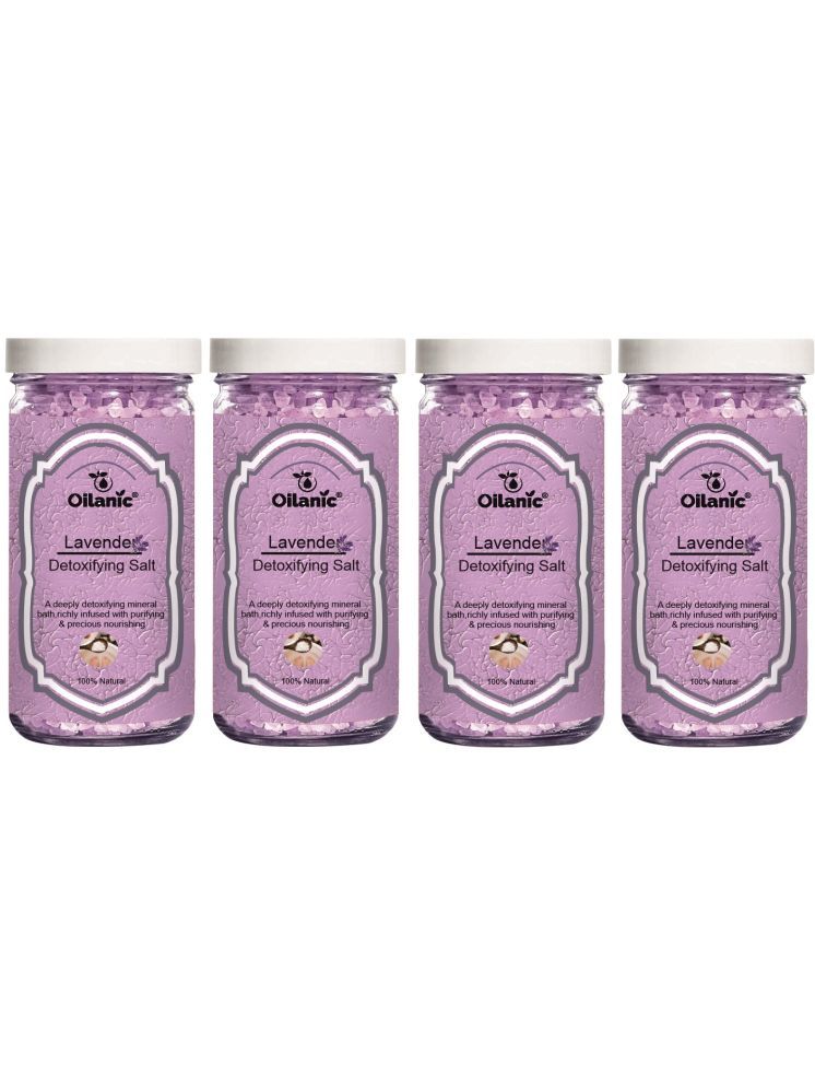     			Oilanic Bath Salt Crystal Lavender Bath Salt 200 g Pack of 4