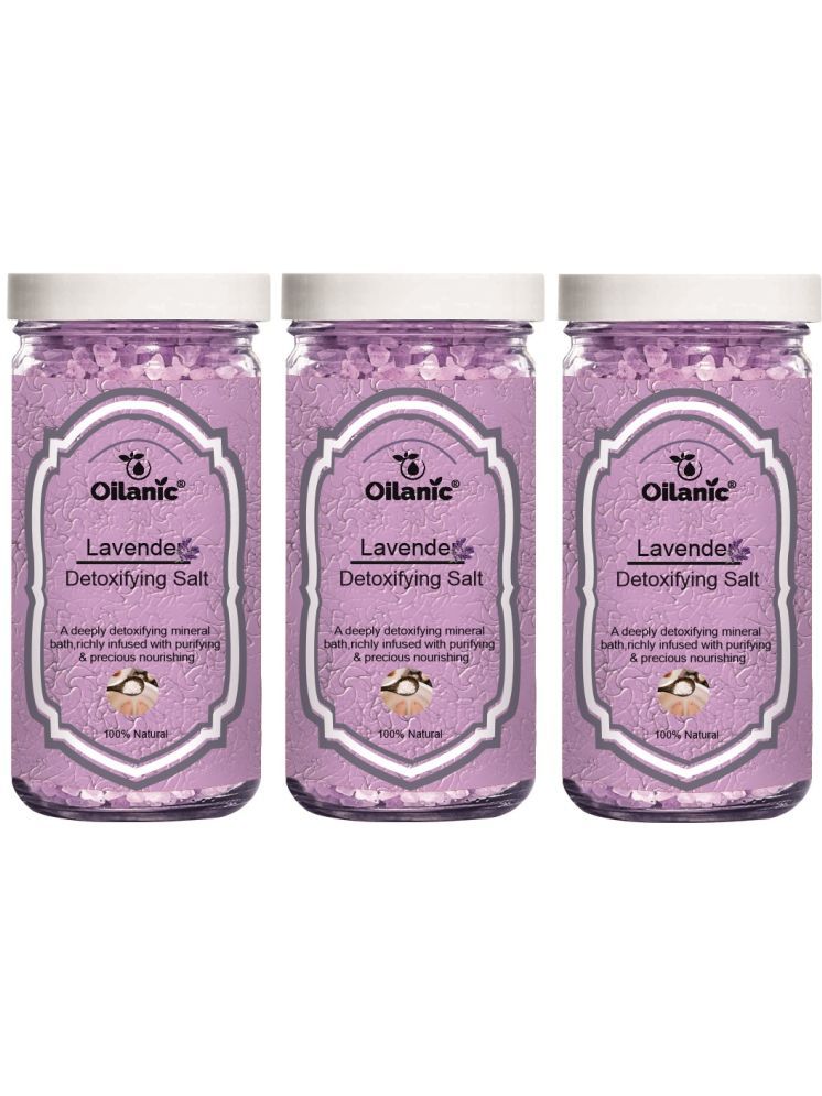     			Oilanic Bath Salt Crystal Lavender Bath Salt 200 g Pack of 3