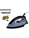 CHARTBUSTERS J- G-001 Black 1000 watt Dry Iron