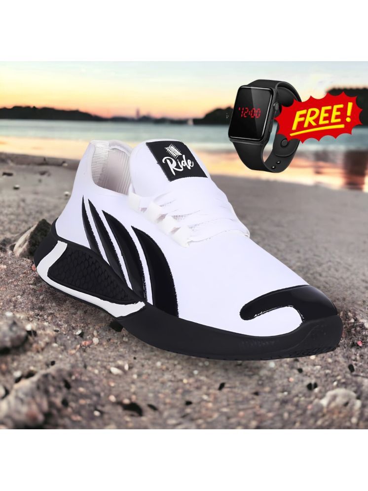     			Jootiyapa BULLET White Men's Outdoor Shoes