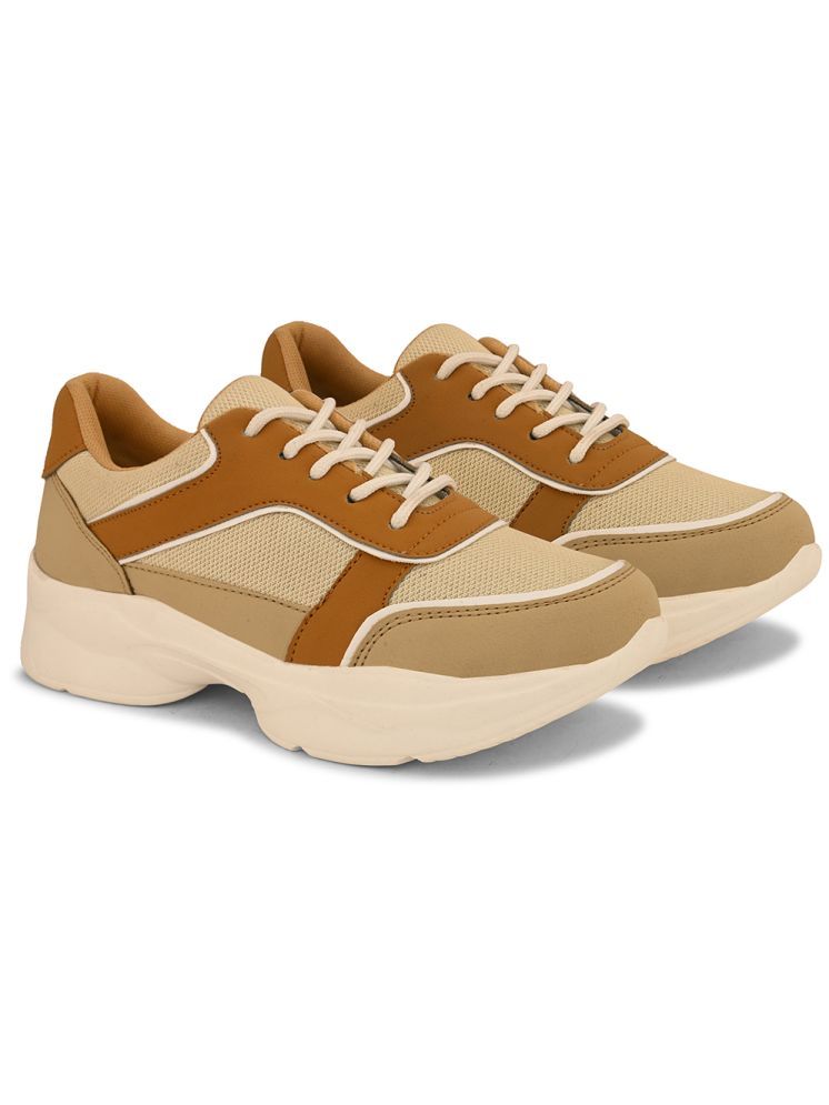     			Fashion Victim Beige Women's Sneakers