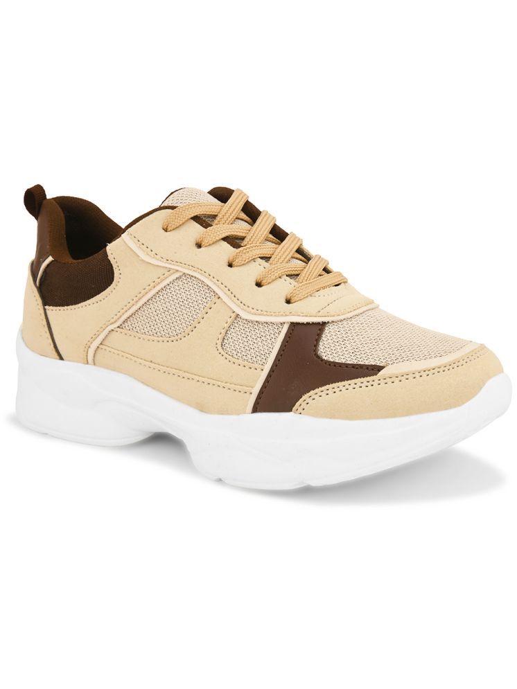     			Fashion Victim Beige Women's Sneakers