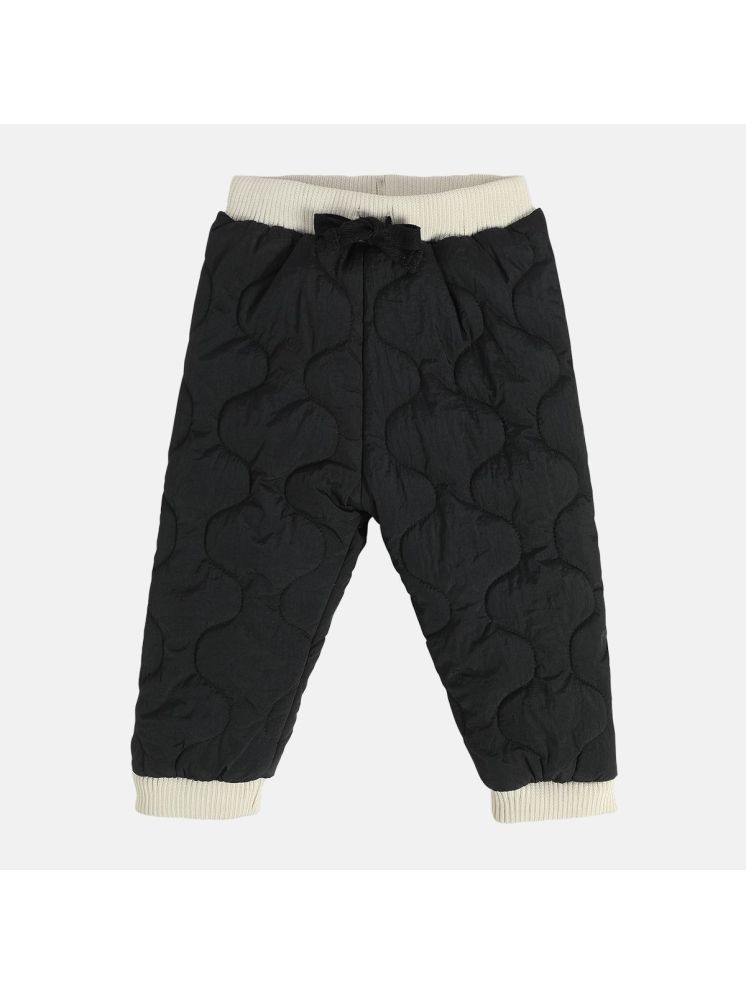     			Miniklub Baby Boys All Around Elastic Full Length Woven Pant (Black Color)