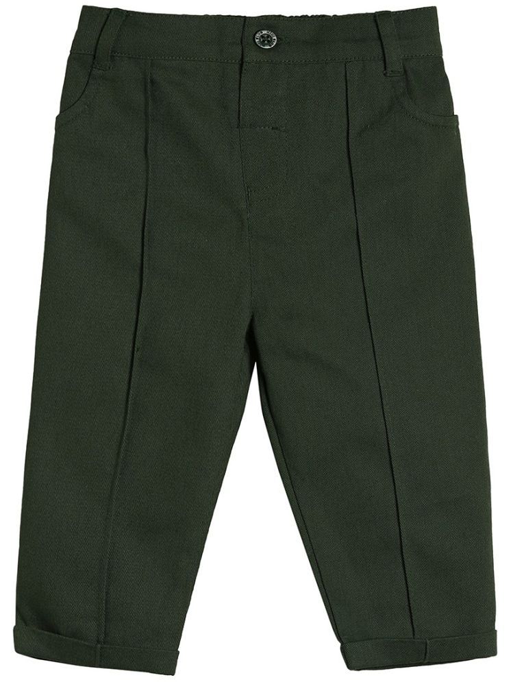     			Miniklub Baby Boys  Full Length Woven Pant (Green Color)