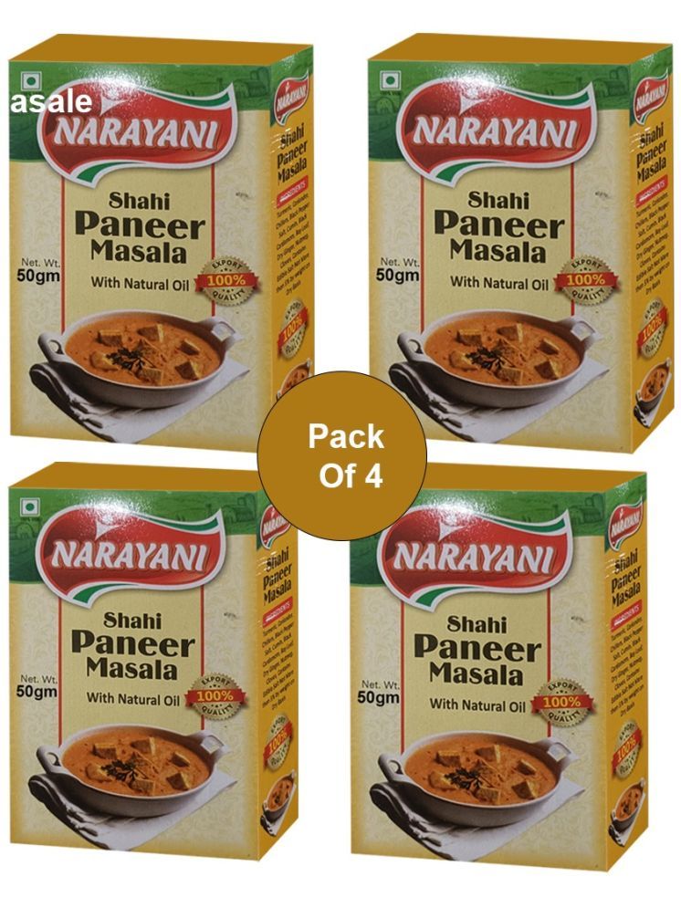     			Narayani Spices Paneer Masala 50gmx4 Combo Pack Masala 200 gm