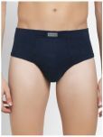 Jockey 1009 Men Super Combed Cotton Rib Solid Brief - Navy