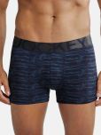 Jockey IC30 Men Tactel Microfiber Elastane Stretch Printed Trunk - True Navy Printed