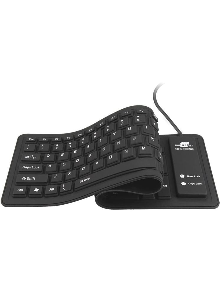     			Bhavyta Black USB Wired Desktop Keyboard