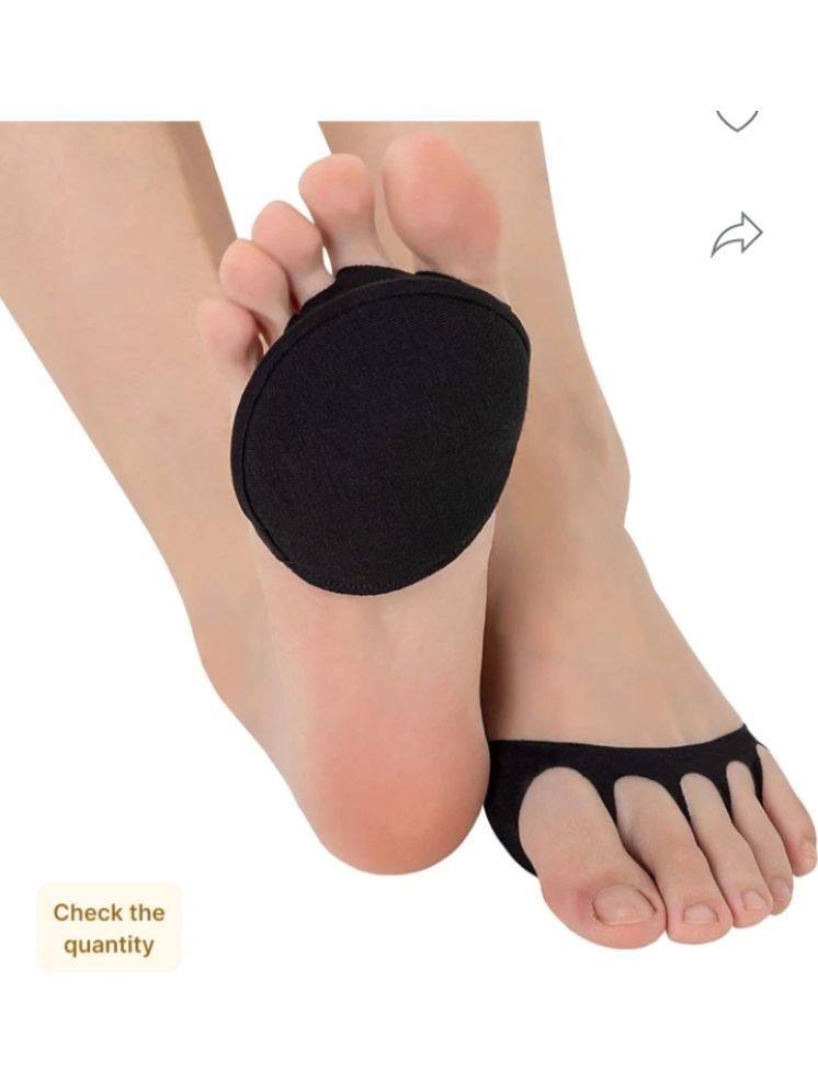     			Fitgo Toe Protector ( Free Size - Size ) Black - Pack of 1