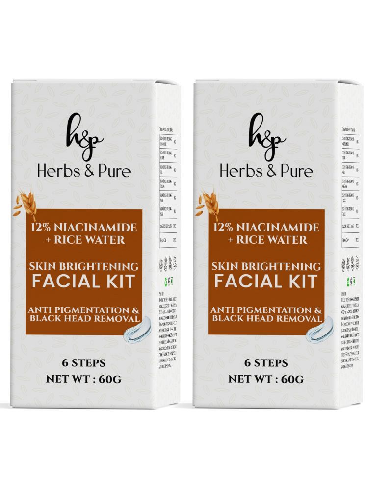     			Herbs and Pure Facial Kit 1 Time Use Facial Kit For All Skin Type Fruit 2 ( Pack of 2 )