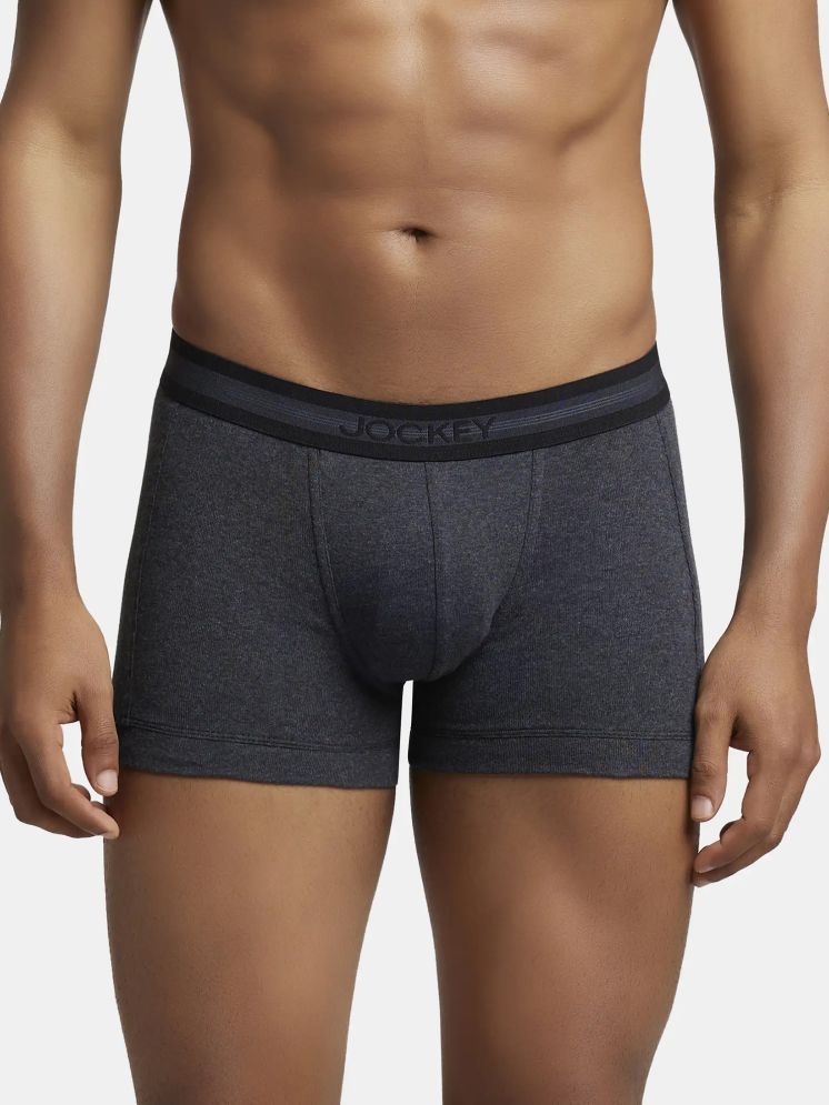     			Pack of 1 Jockey Black 1015 Cotton Men's Trunks