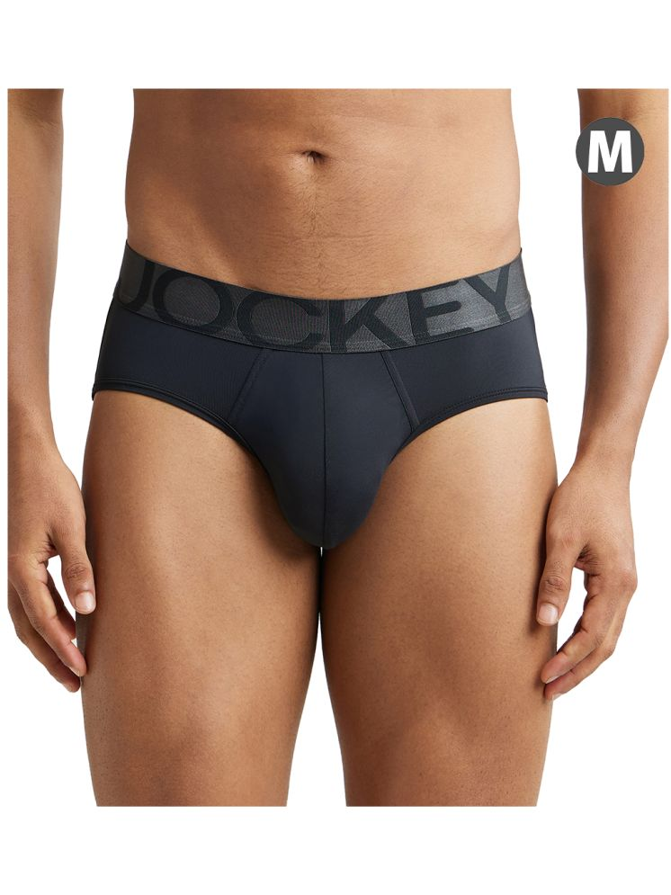     			Pack of 1 Jockey Black IC27 Nylon Men's Briefs