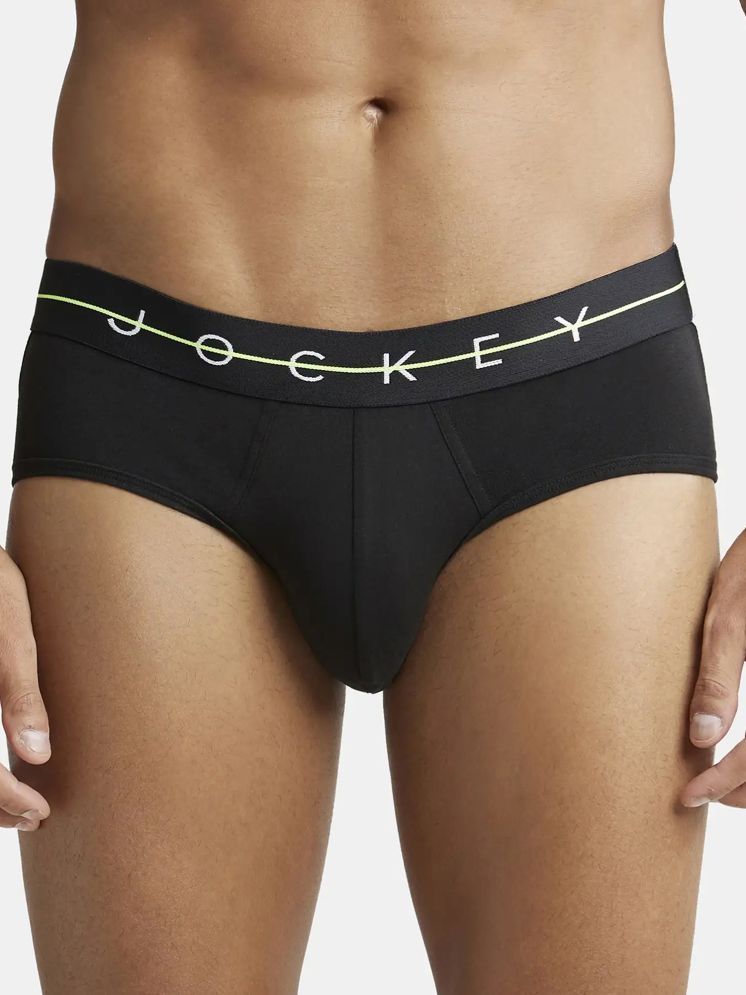     			Pack of 1 Jockey Black NY15 Cotton Men's Briefs