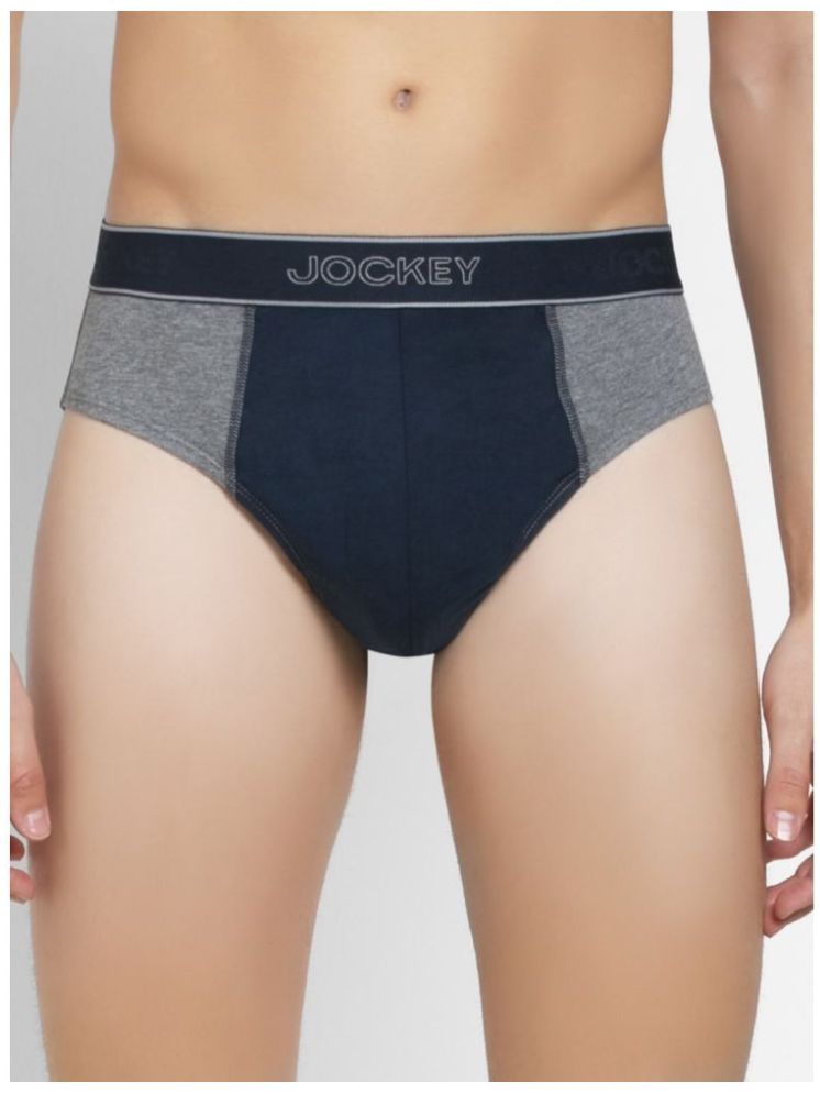     			Pack of 1 Jockey Grey Melange 1011 Cotton Men's Briefs