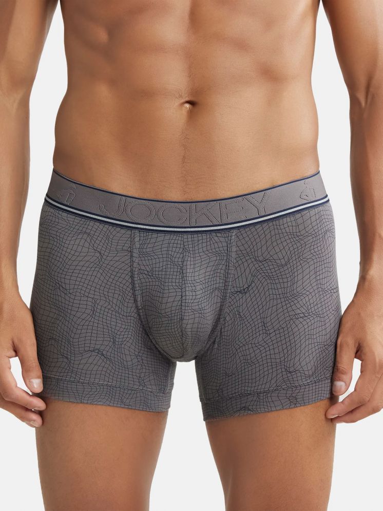     			Pack of 1 Jockey Grey Melange HG30 Modal Men's Trunks