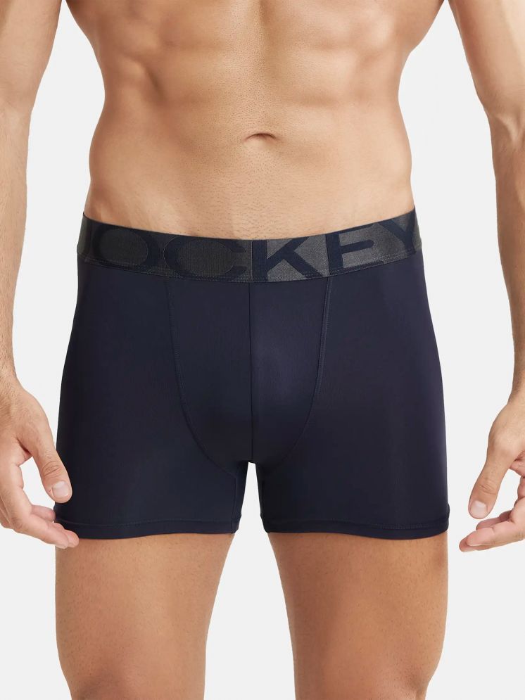     			Jockey IC28 Men Tactel Microfiber Elastane Solid Trunk with Moisture Move Properties - True Navy