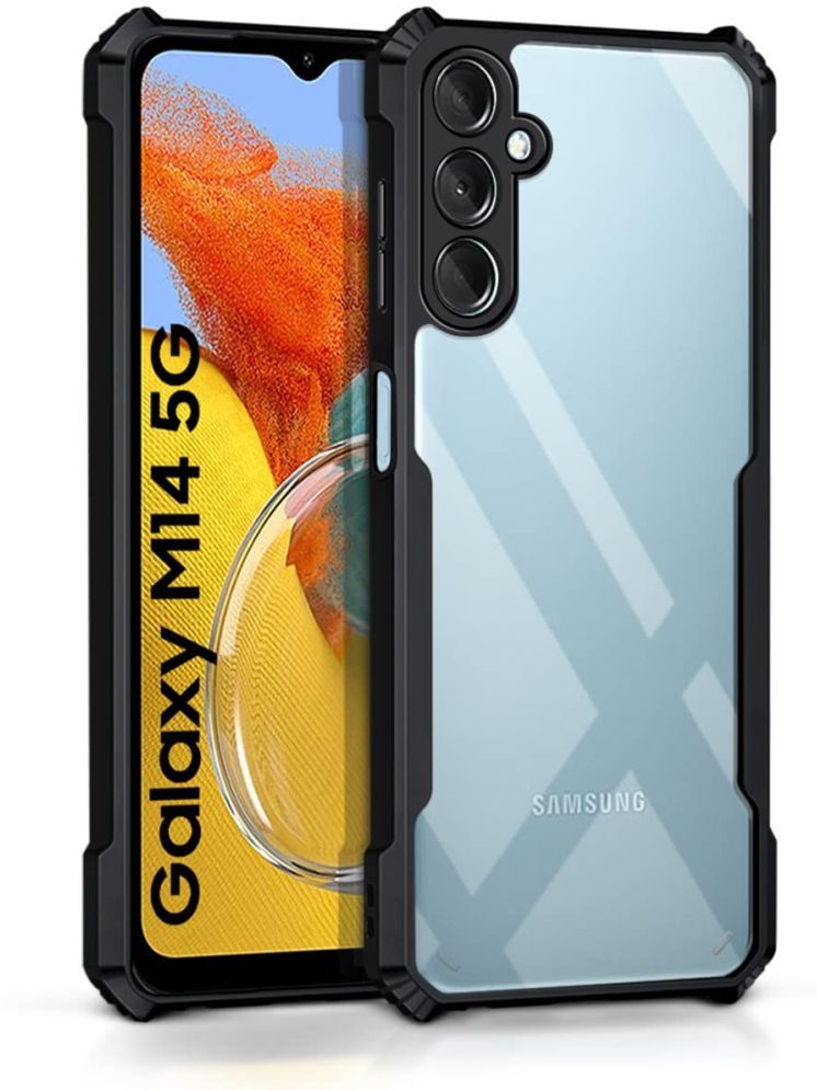     			KOVADO Hybrid Covers Compatible For Polycarbonate Samsung Galaxy M14 5g ( Pack of 1 )