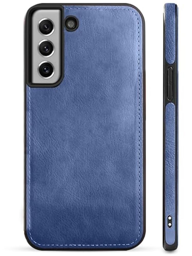     			KOVADO Plain Cases Compatible For Artificial Leather Samsung Galaxy S21 fe ( Pack of 1 )