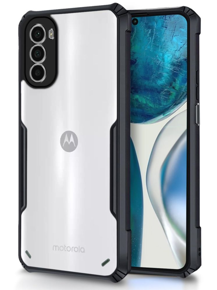     			KOVADO Shock Proof Case Compatible For Polycarbonate Moto G52 ( Pack of 1 )