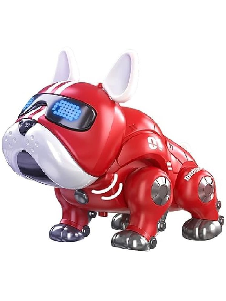     			Kidsaholic Robot Dog for Kids Battery Operated Smart Intelligent Lovely Dog blinking Eyes Dog with Flashlight(Random Color)