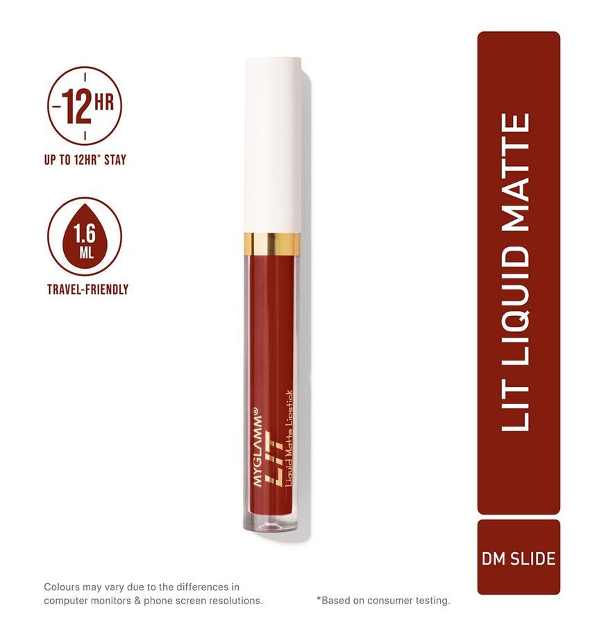     			MyGlammLITLiquid Matte Lipstick - DM Slide -1.6ML