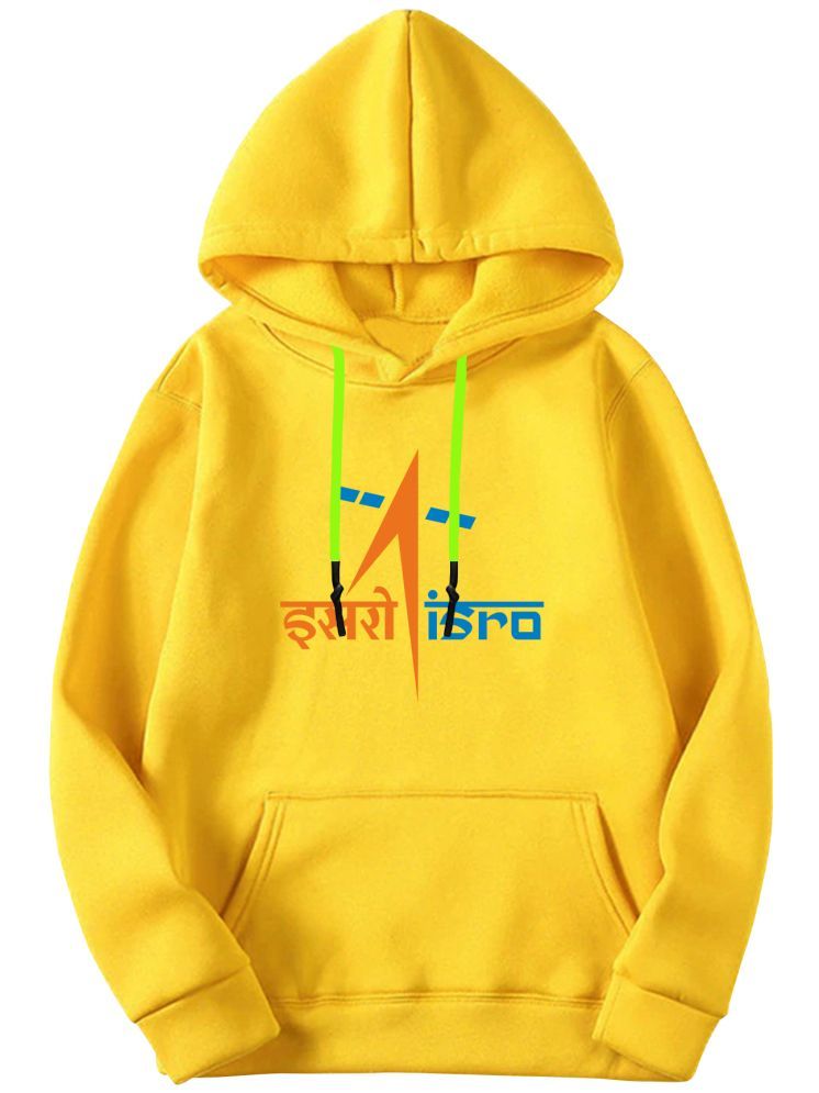     			fashion and youth Cotton Blend Hooded Men's Sweatshirt - Yellow ( Pack of 1 )