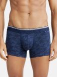 Jockey US63 Men Super Combed Cotton Elastane Printed Trunk - Navy