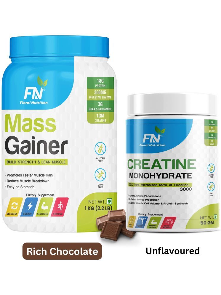     			Floral Nutrition Rich Chocolate Mass Gainer ( Pack of 1 )